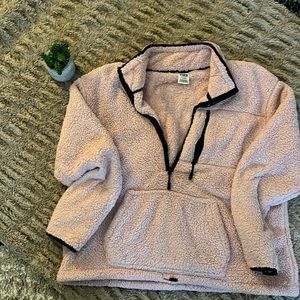Pink Sherpa Sweatshirt